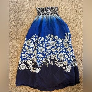 Anthropologie Pinkerton Smock bust maxi dress - with pockets!